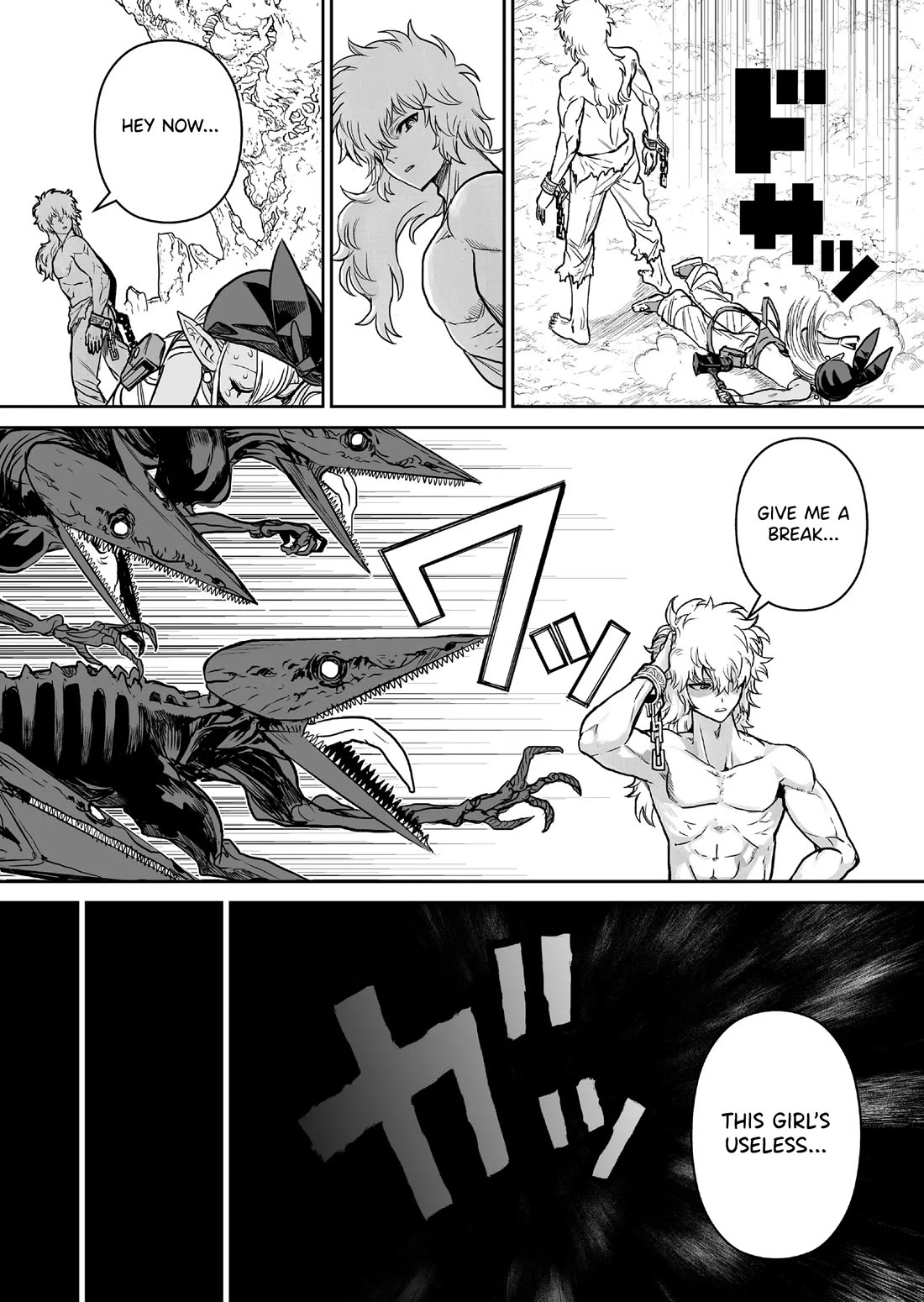 Abandoned: The Hero Who's So Strong He Breaks Every Weapon and the Elf Weaponsmith chapter 2 page 2