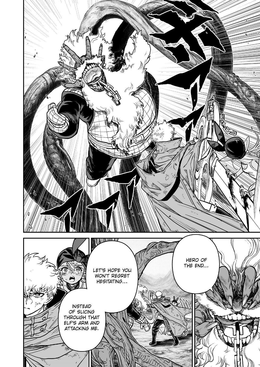 Abandoned: The Hero Who's So Strong He Breaks Every Weapon and the Elf Weaponsmith chapter 21 page 12