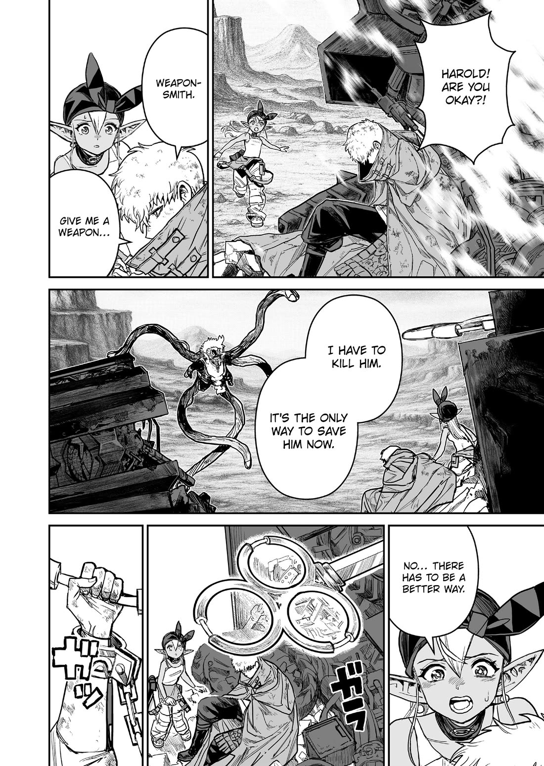 Abandoned: The Hero Who's So Strong He Breaks Every Weapon and the Elf Weaponsmith chapter 21 page 4