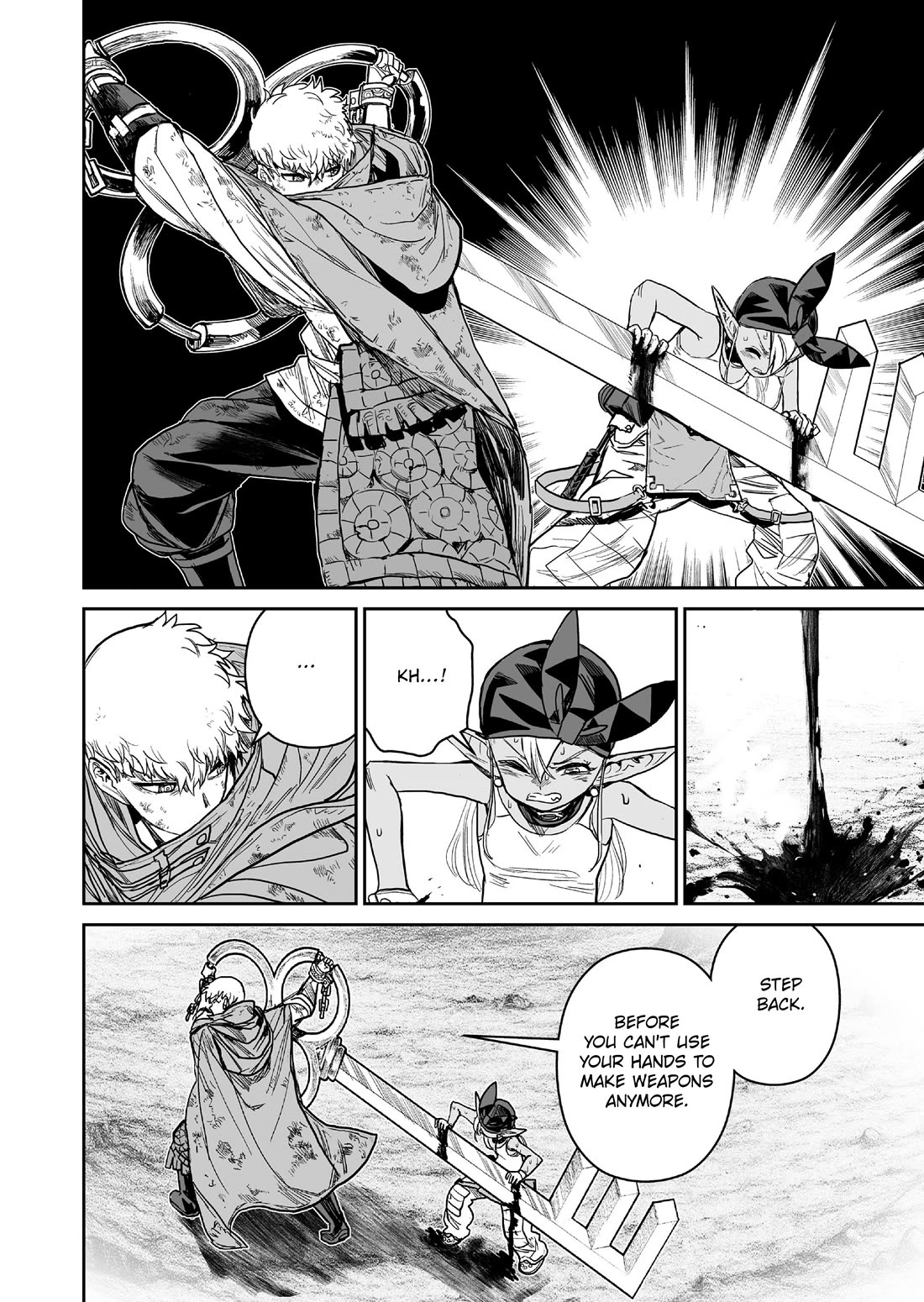 Abandoned: The Hero Who's So Strong He Breaks Every Weapon and the Elf Weaponsmith chapter 21 page 8
