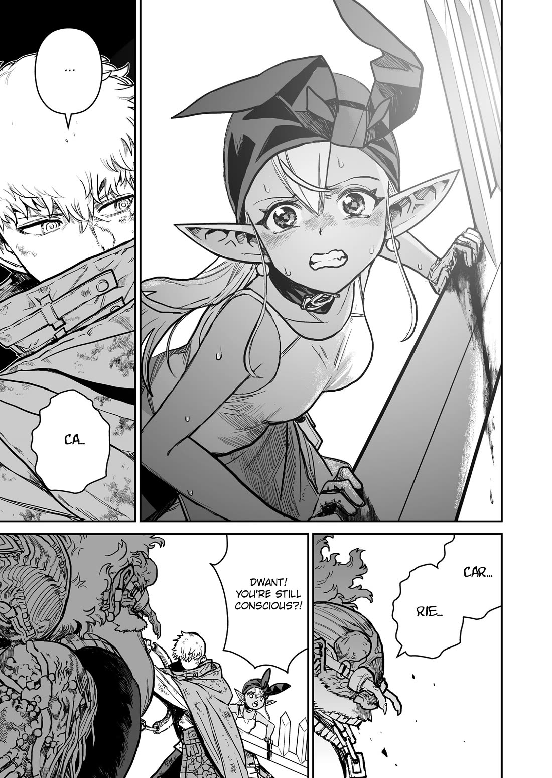 Abandoned: The Hero Who's So Strong He Breaks Every Weapon and the Elf Weaponsmith chapter 21 page 9