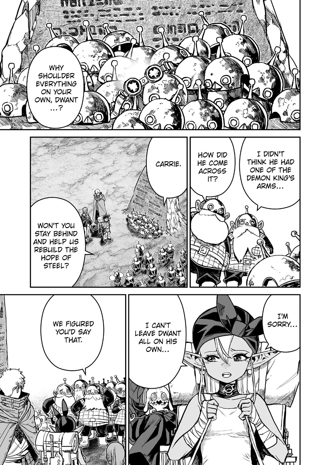 Abandoned: The Hero Who's So Strong He Breaks Every Weapon and the Elf Weaponsmith chapter 22 page 11