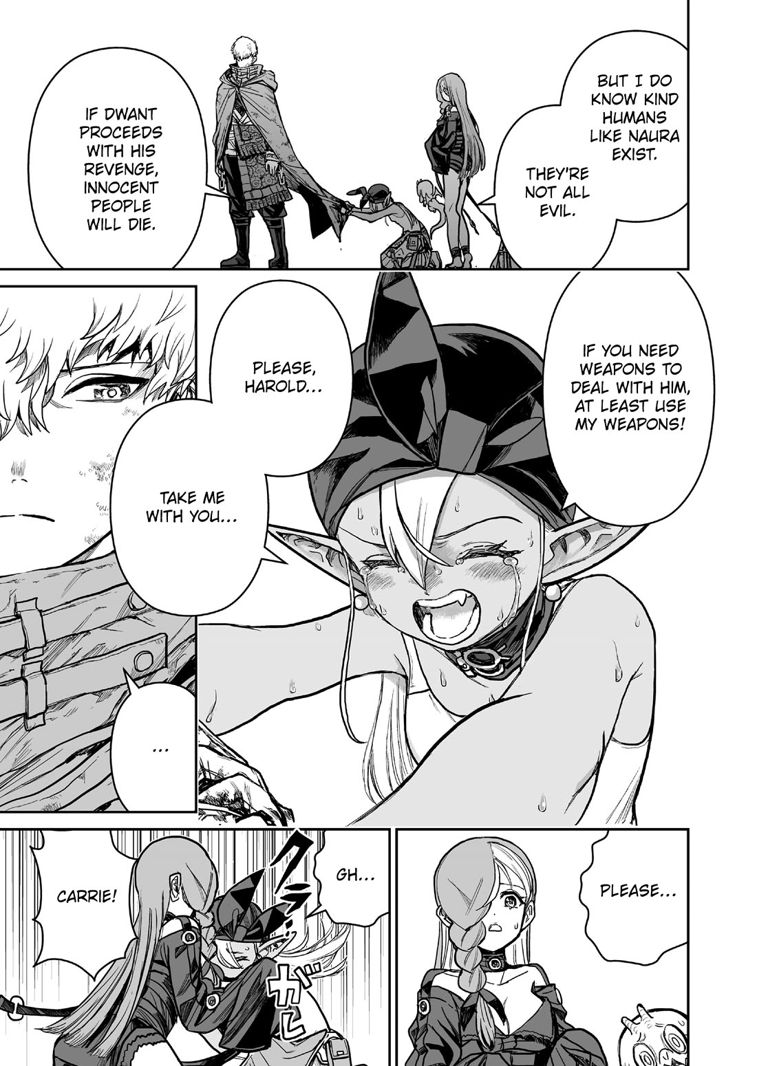 Abandoned: The Hero Who's So Strong He Breaks Every Weapon and the Elf Weaponsmith chapter 22 page 7