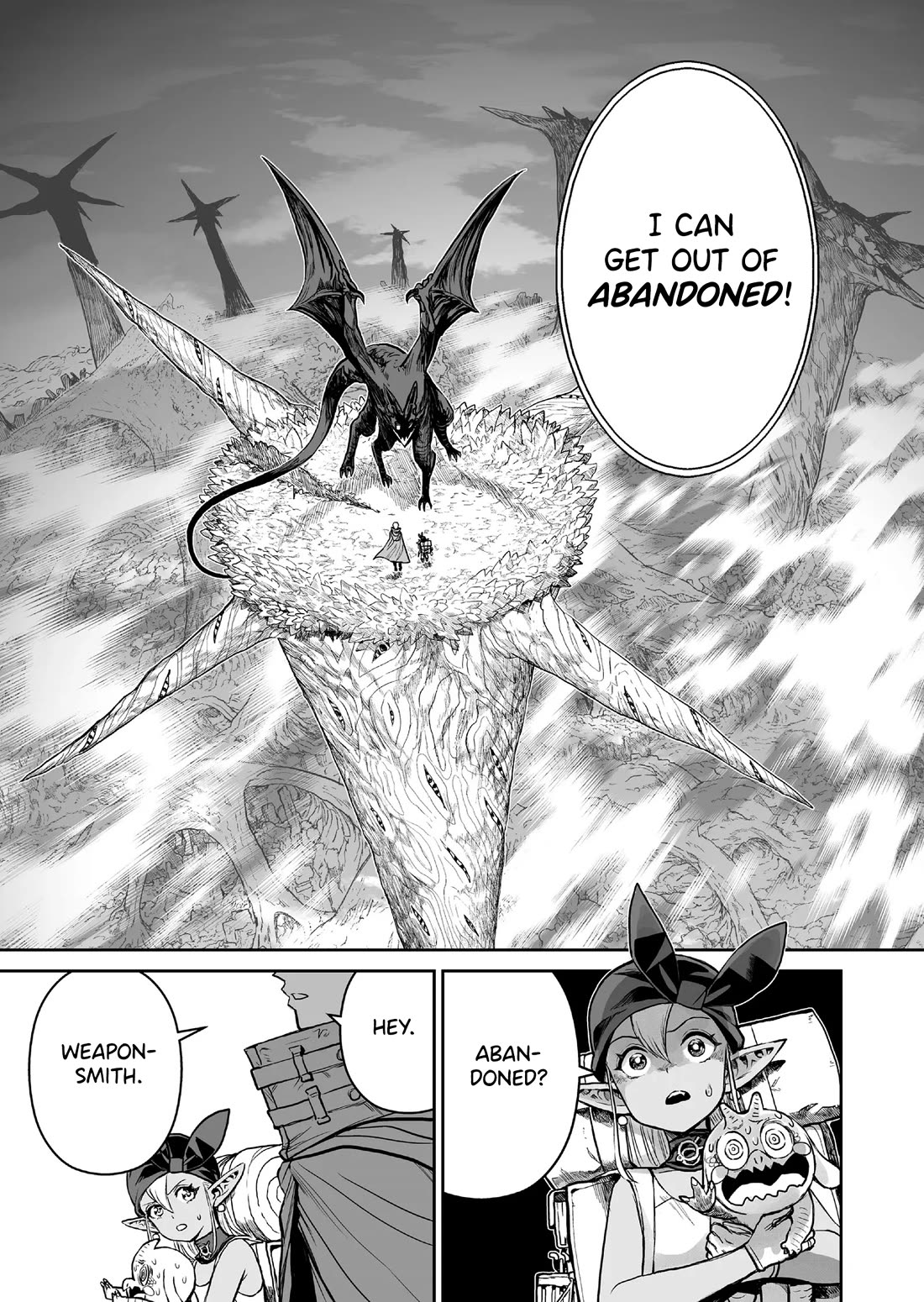Abandoned: The Hero Who's So Strong He Breaks Every Weapon and the Elf Weaponsmith chapter 5 page 3