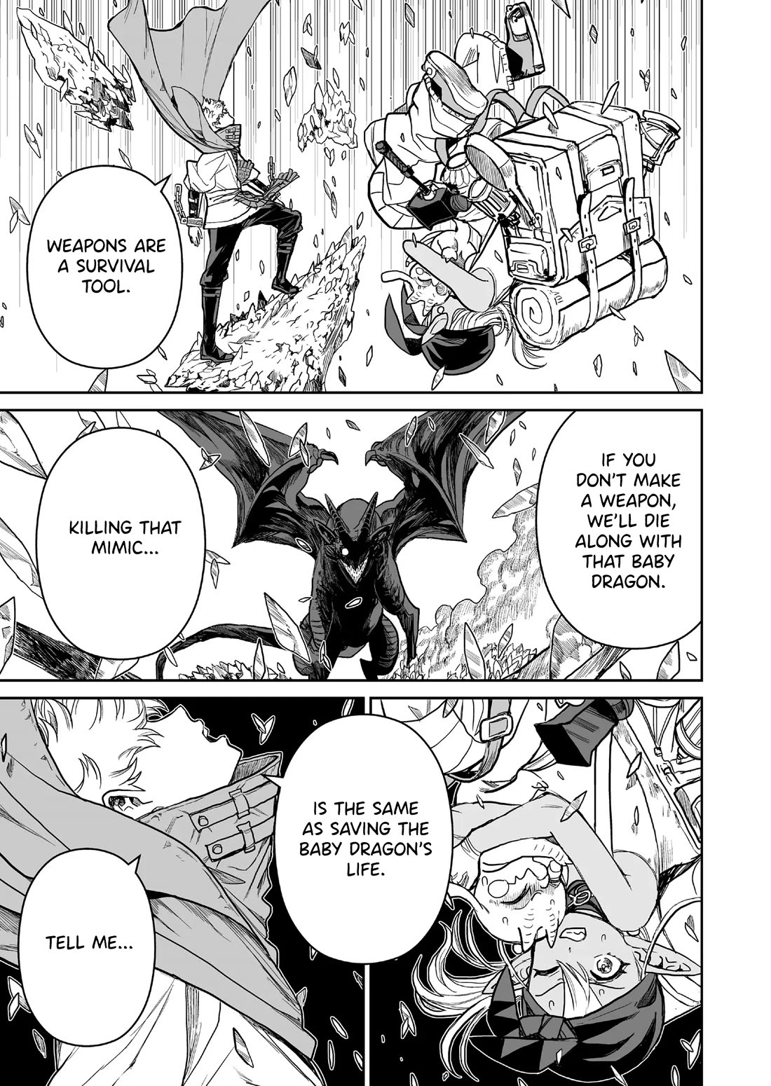 Abandoned: The Hero Who's So Strong He Breaks Every Weapon and the Elf Weaponsmith chapter 5 page 7