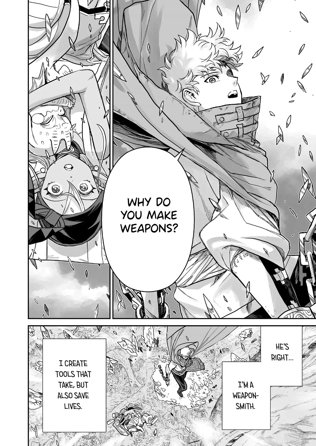 Abandoned: The Hero Who's So Strong He Breaks Every Weapon and the Elf Weaponsmith chapter 5 page 8