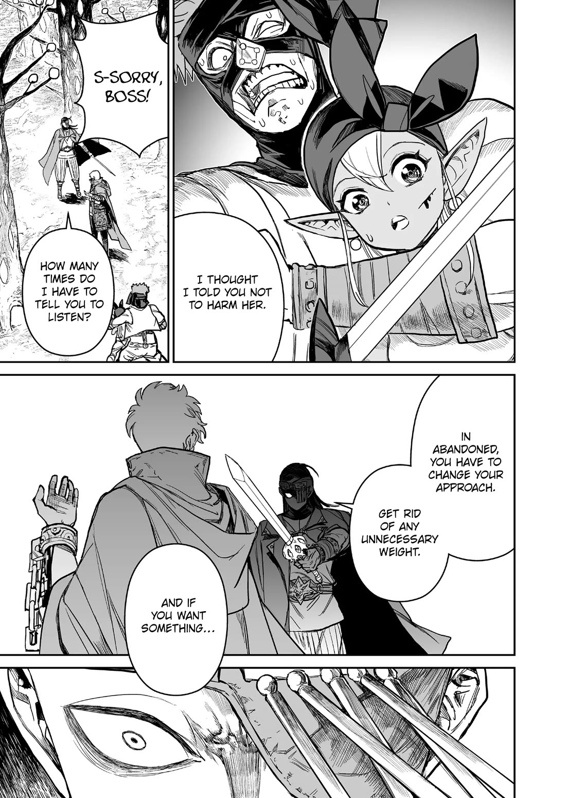 Abandoned: The Hero Who's So Strong He Breaks Every Weapon and the Elf Weaponsmith chapter 7 page 11