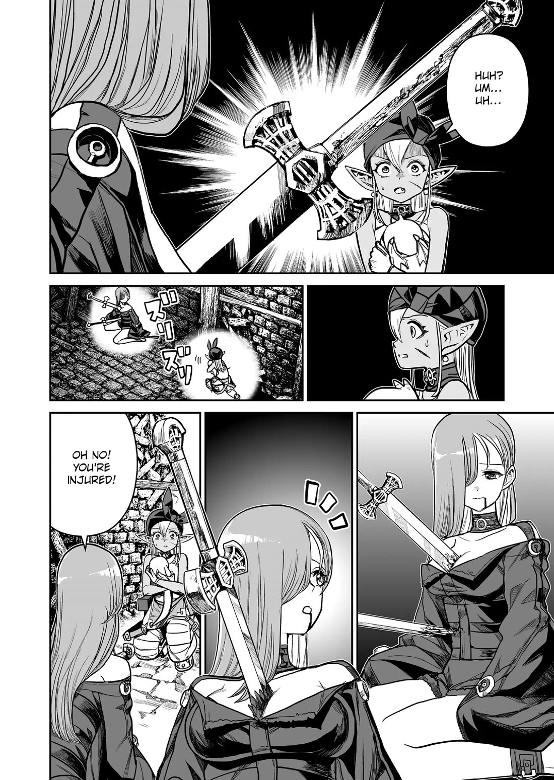 Abandoned: The Hero Who's So Strong He Breaks Every Weapon and the Elf Weaponsmith chapter 9 page 2