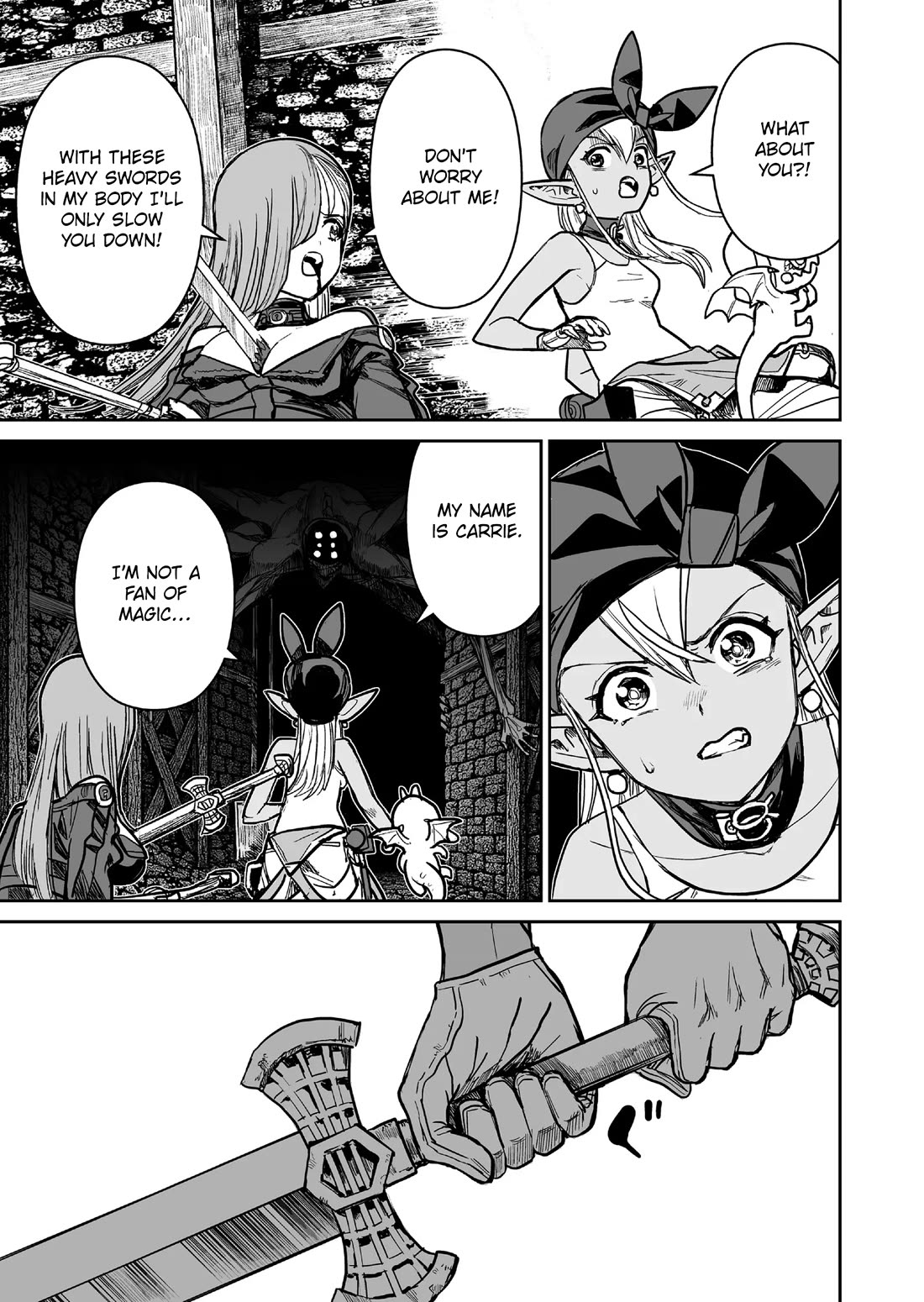 Abandoned: The Hero Who's So Strong He Breaks Every Weapon and the Elf Weaponsmith chapter 9 page 7