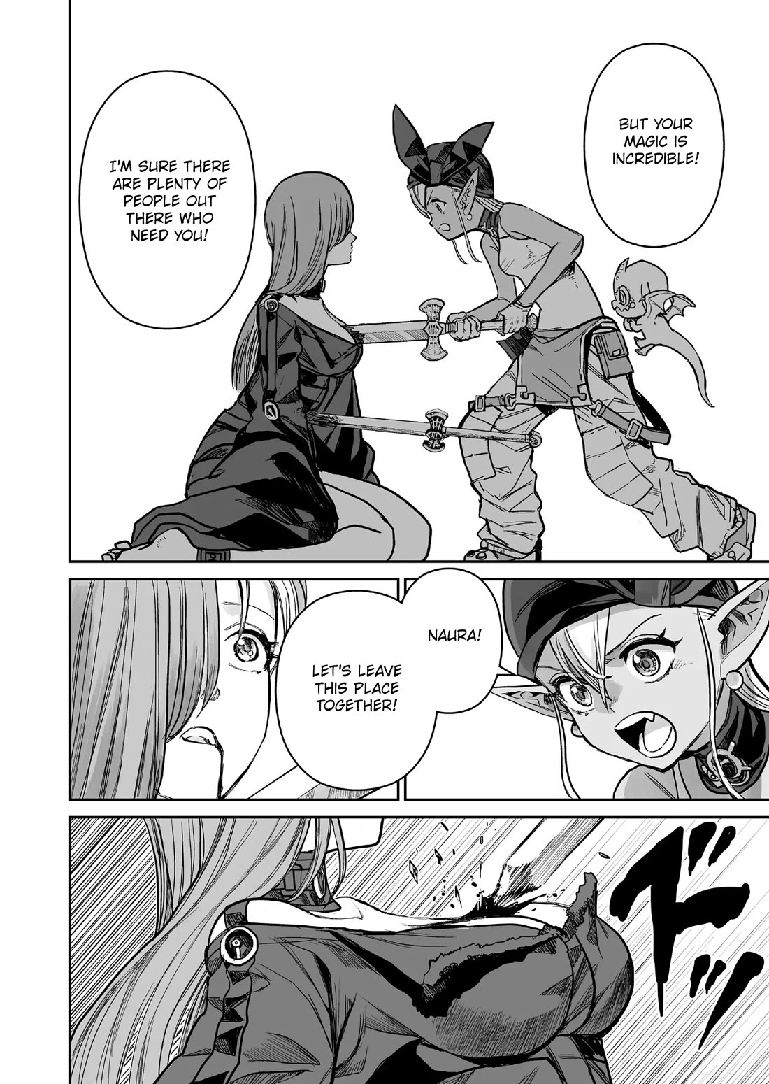 Abandoned: The Hero Who's So Strong He Breaks Every Weapon and the Elf Weaponsmith chapter 9 page 8