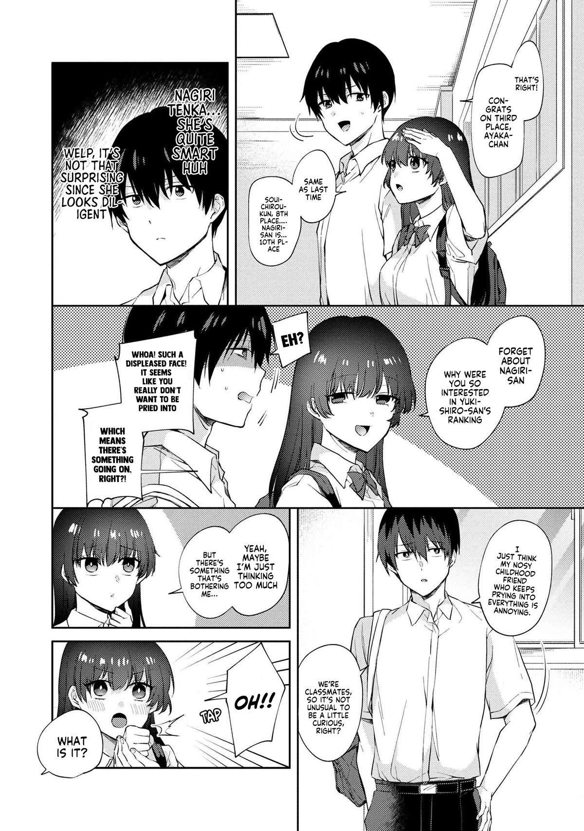 About that time I didn't want to have a matchmaking interview, so I set some impossible conditions and then my classmate showed up chapter 10.1 page 5