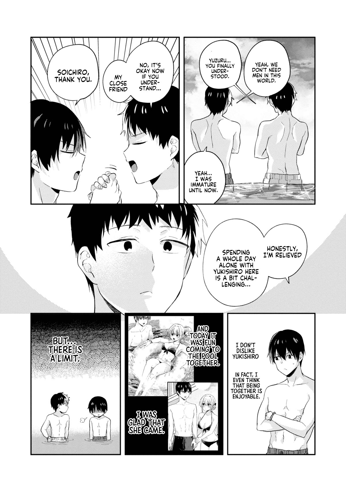 About that time I didn't want to have a matchmaking interview, so I set some impossible conditions and then my classmate showed up chapter 10.4 page 14