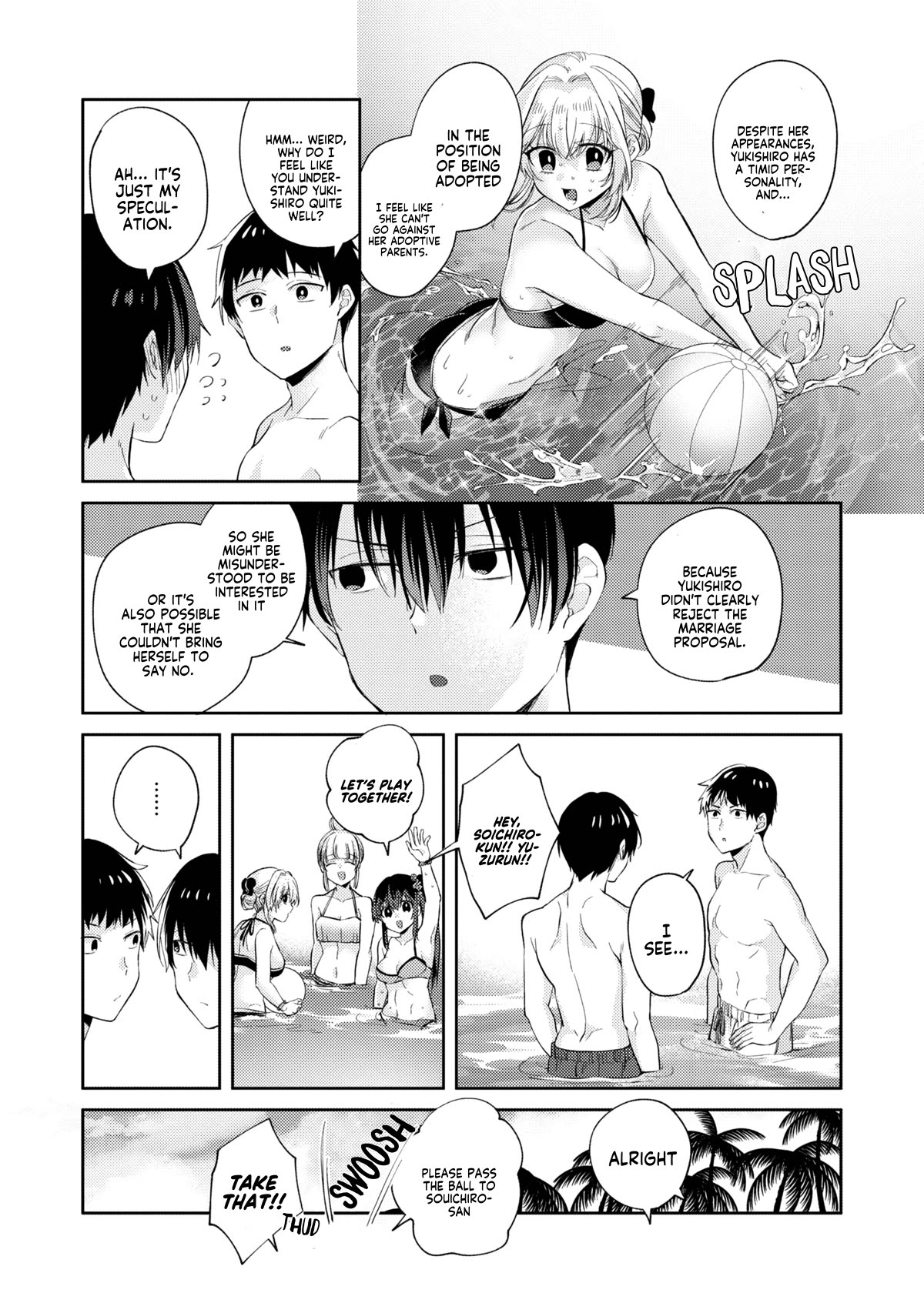 About that time I didn't want to have a matchmaking interview, so I set some impossible conditions and then my classmate showed up chapter 10.4 page 17