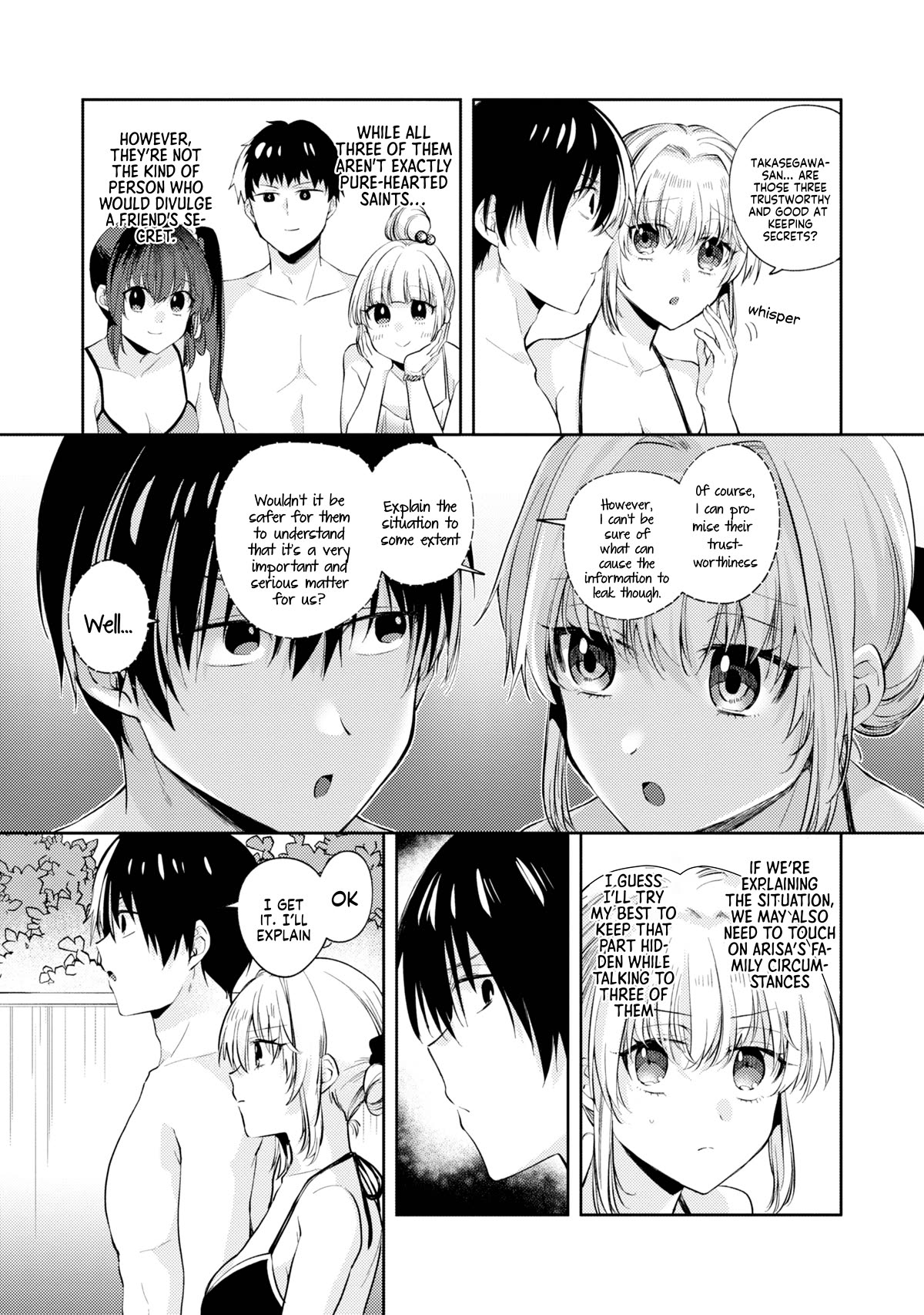 About that time I didn't want to have a matchmaking interview, so I set some impossible conditions and then my classmate showed up chapter 10.4 page 4