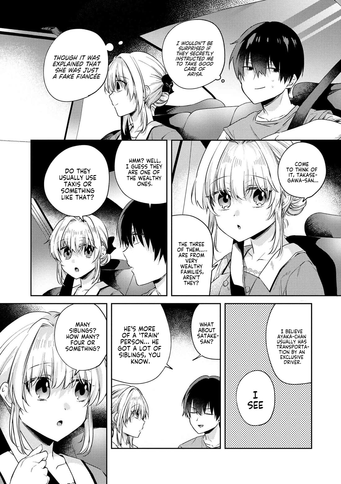 About that time I didn't want to have a matchmaking interview, so I set some impossible conditions and then my classmate showed up chapter 10.5 page 13