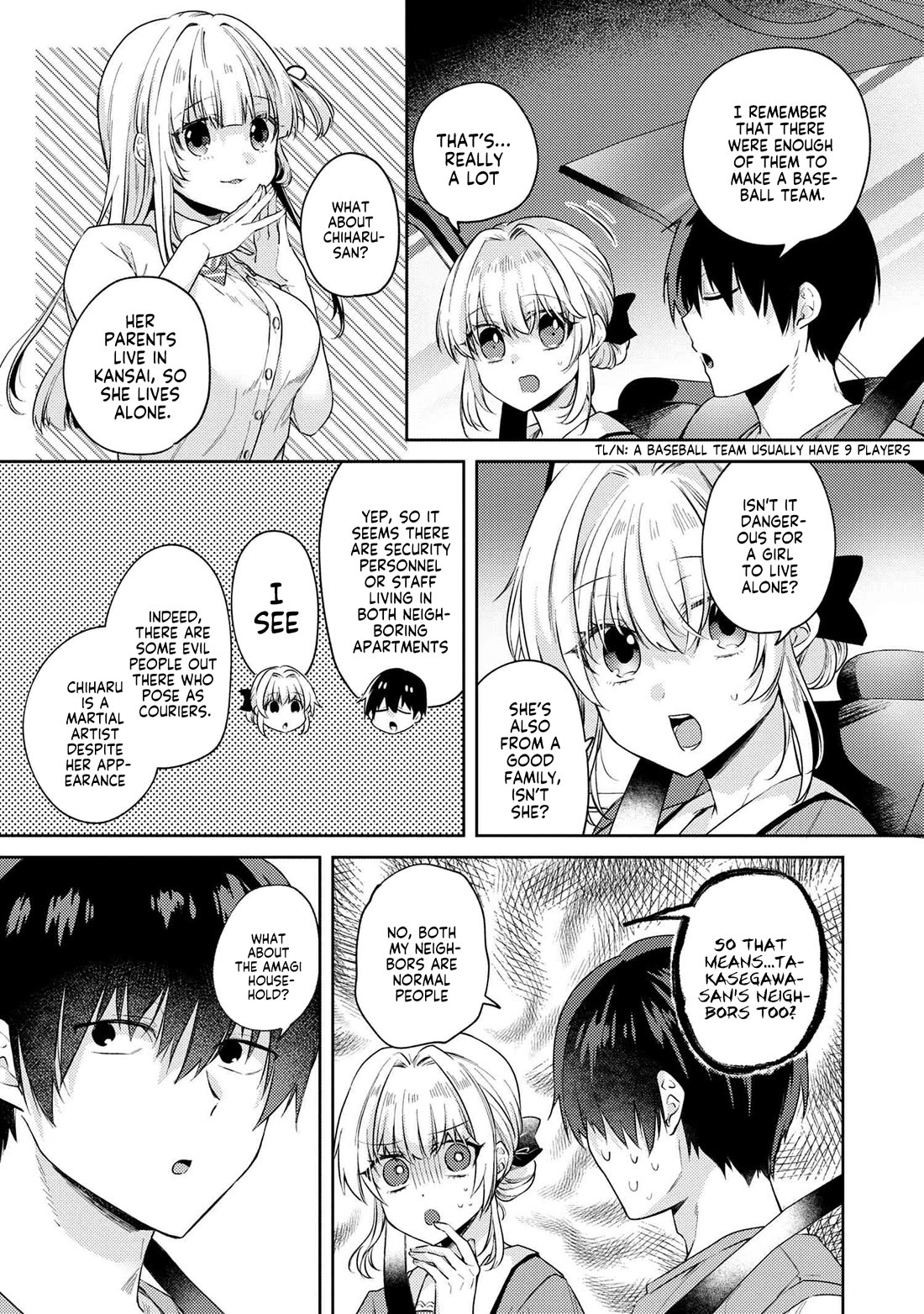 About that time I didn't want to have a matchmaking interview, so I set some impossible conditions and then my classmate showed up chapter 10.5 page 14