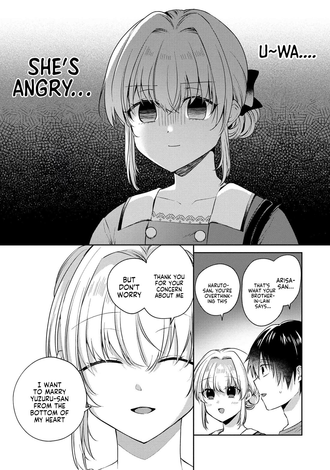 About that time I didn't want to have a matchmaking interview, so I set some impossible conditions and then my classmate showed up chapter 10.6 page 10