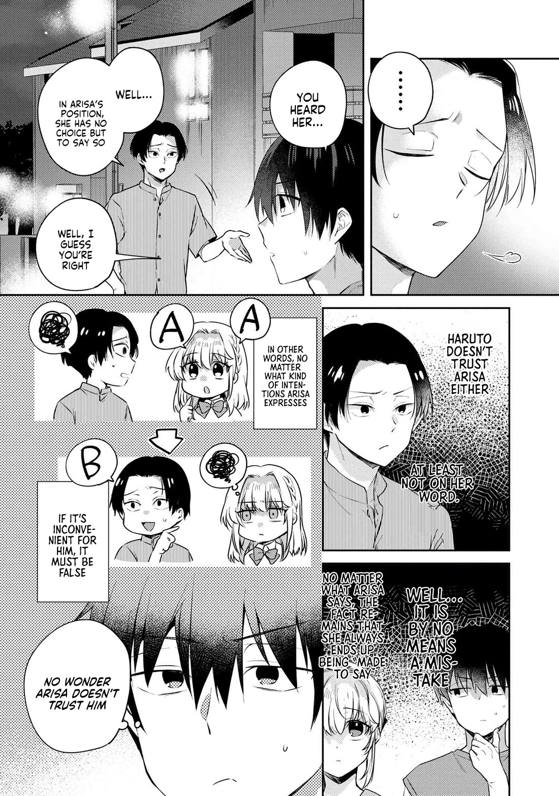 About that time I didn't want to have a matchmaking interview, so I set some impossible conditions and then my classmate showed up chapter 10.6 page 11