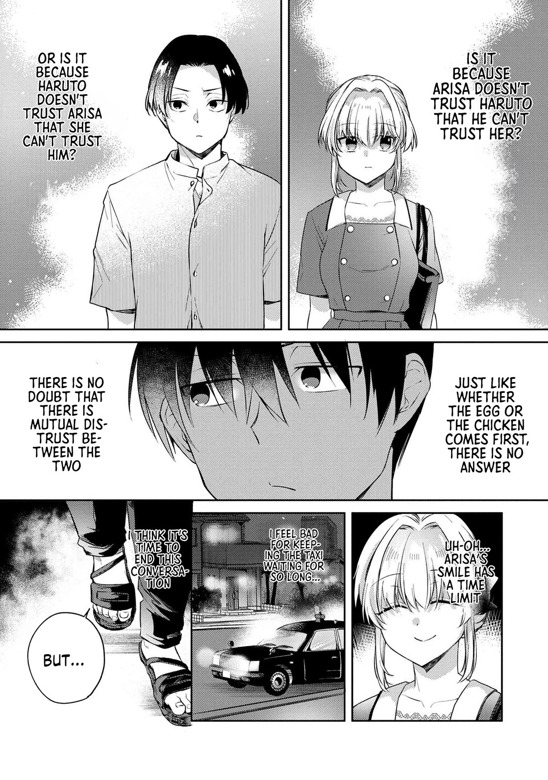 About that time I didn't want to have a matchmaking interview, so I set some impossible conditions and then my classmate showed up chapter 10.6 page 12