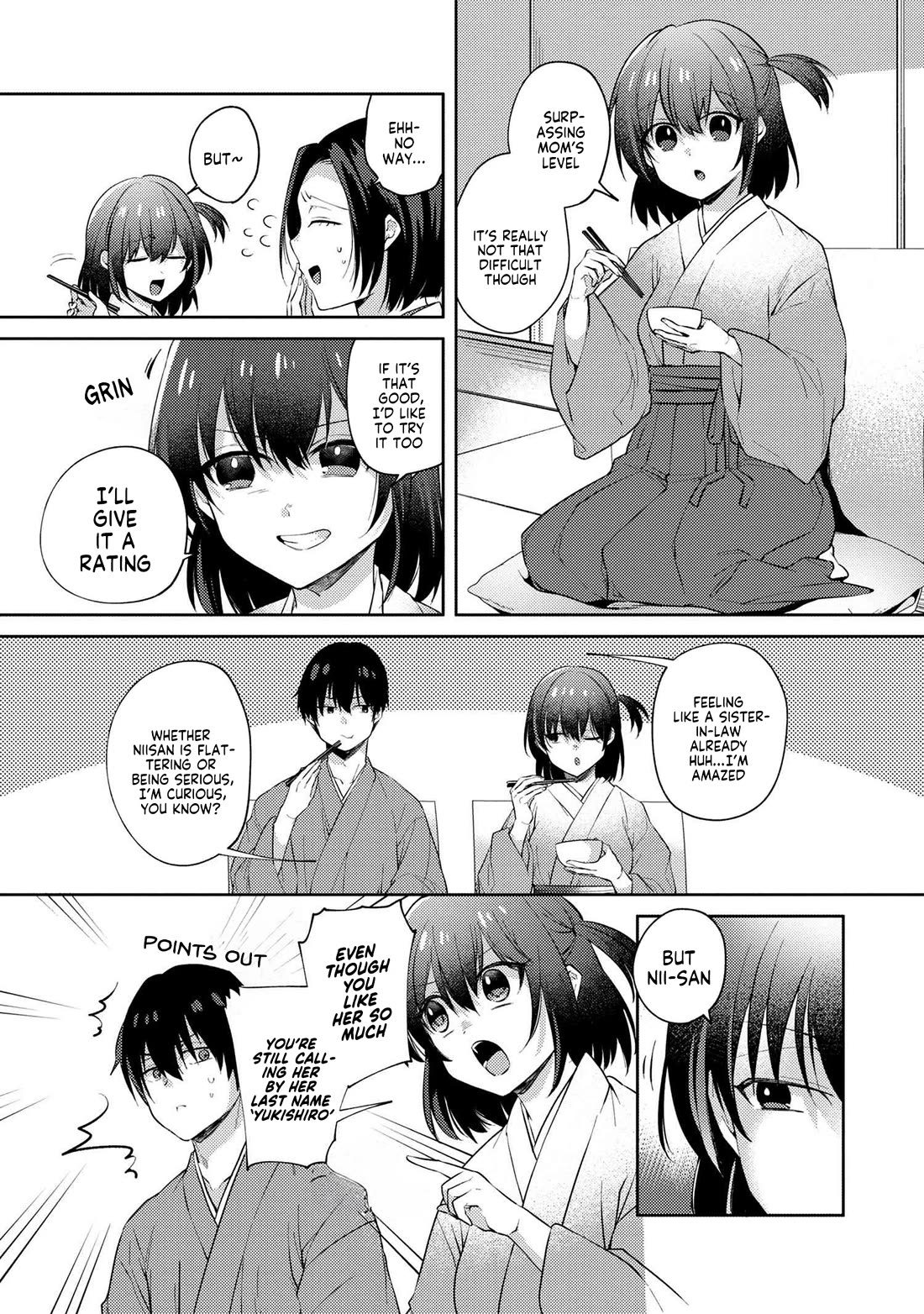 About that time I didn't want to have a matchmaking interview, so I set some impossible conditions and then my classmate showed up chapter 10.6 page 20