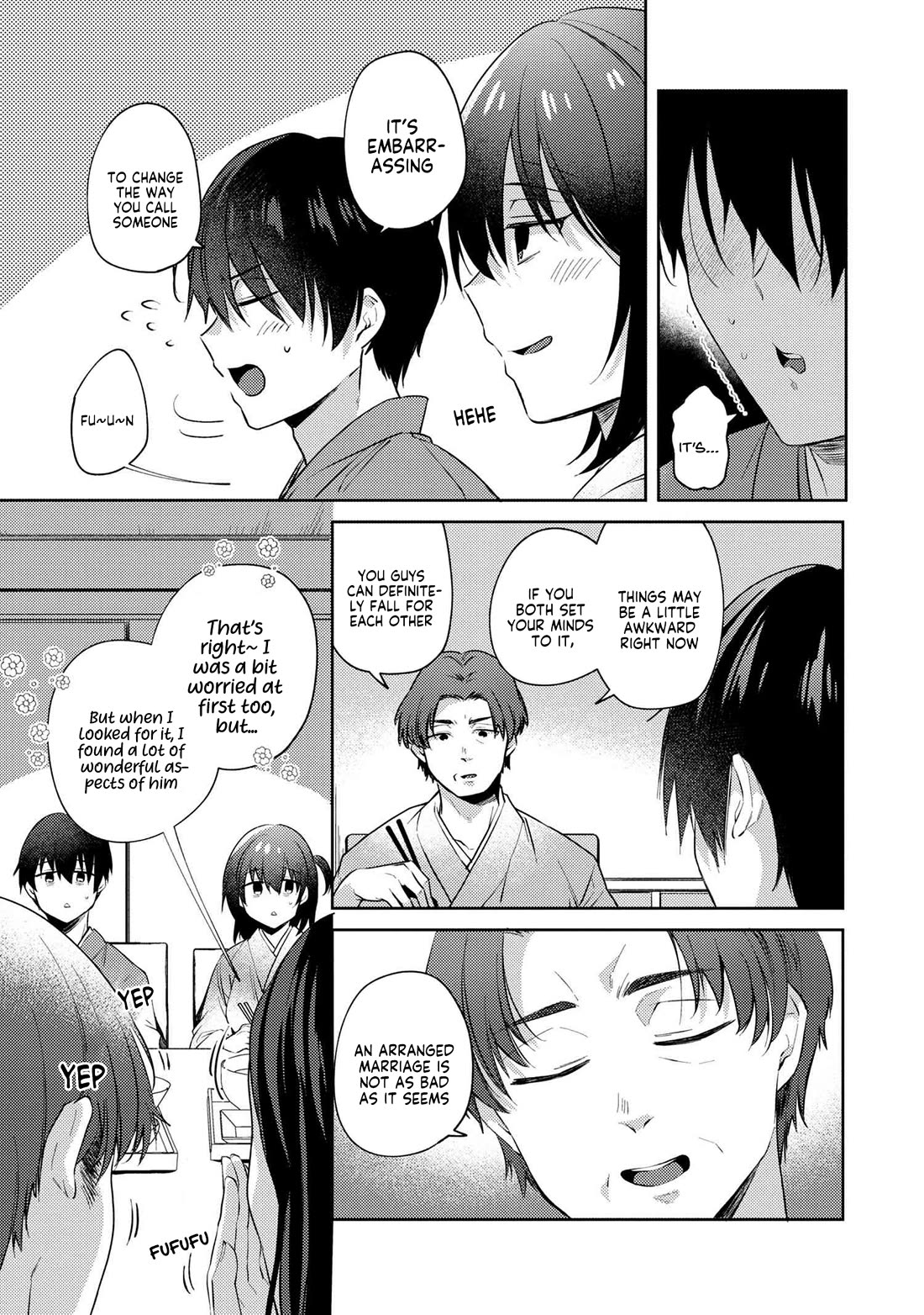 About that time I didn't want to have a matchmaking interview, so I set some impossible conditions and then my classmate showed up chapter 10.6 page 21