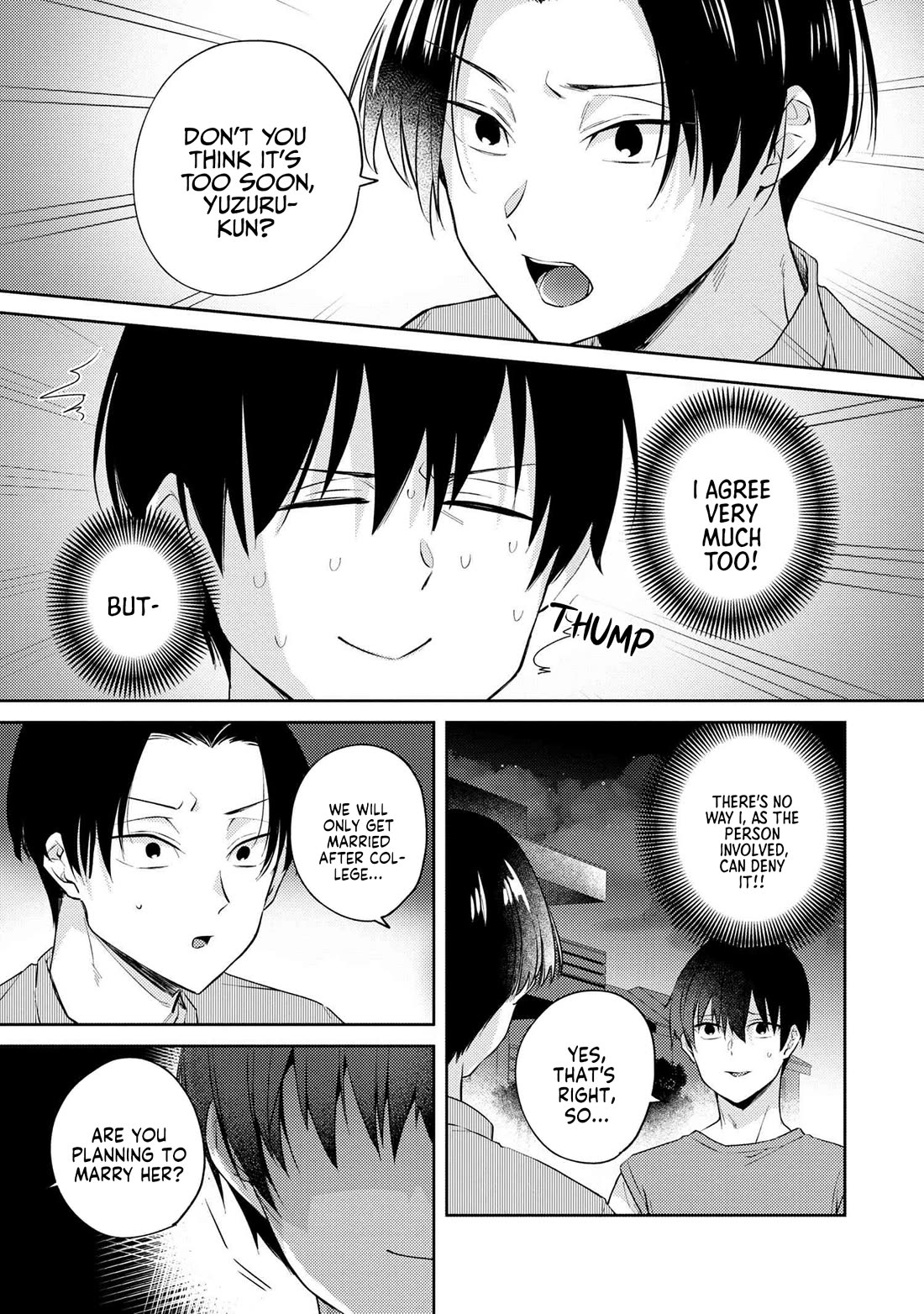 About that time I didn't want to have a matchmaking interview, so I set some impossible conditions and then my classmate showed up chapter 10.6 page 5