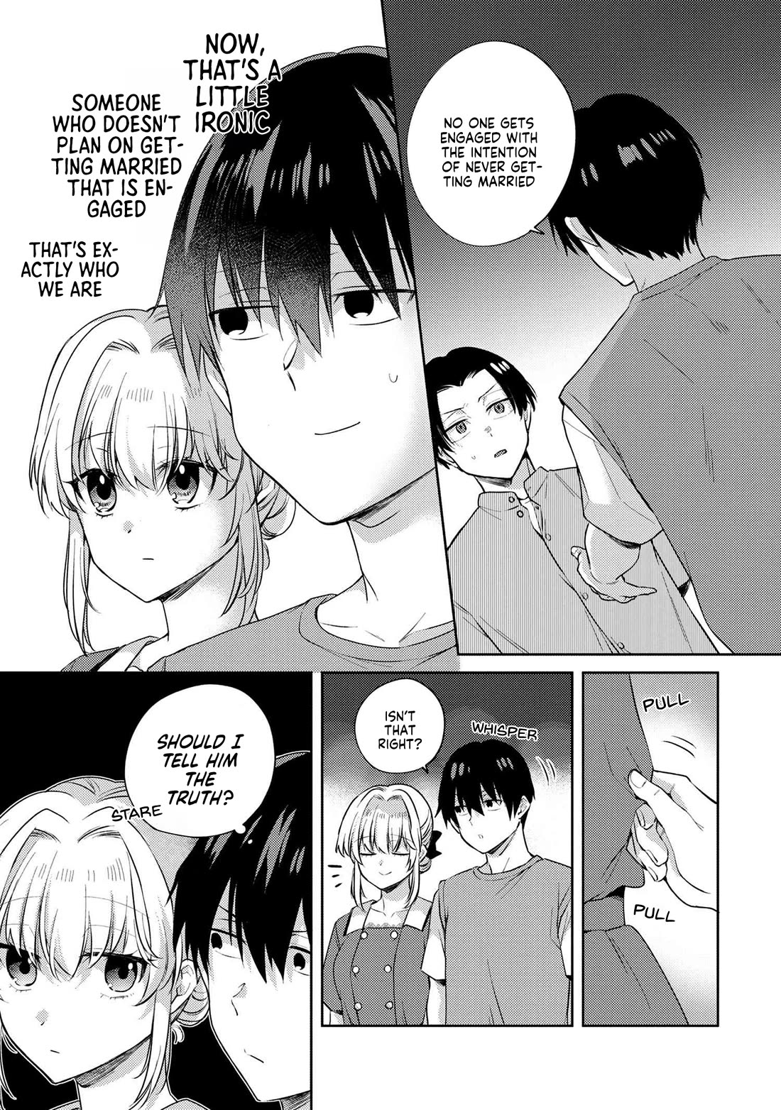 About that time I didn't want to have a matchmaking interview, so I set some impossible conditions and then my classmate showed up chapter 10.6 page 6