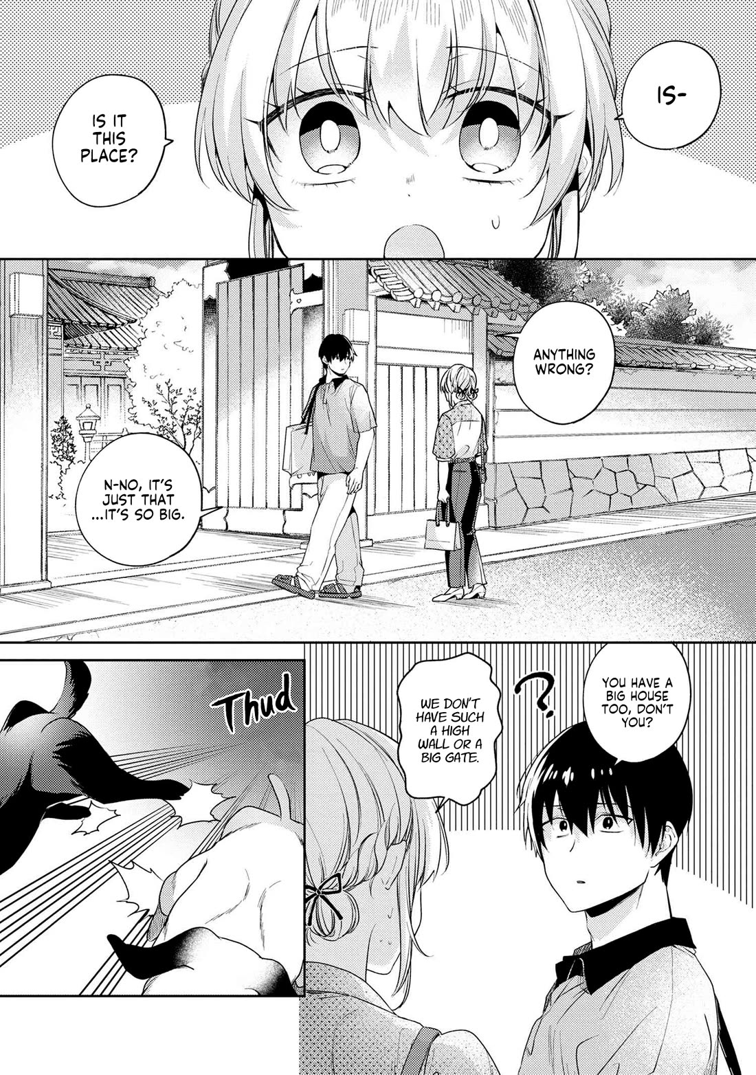 About that time I didn't want to have a matchmaking interview, so I set some impossible conditions and then my classmate showed up chapter 11.1 page 12