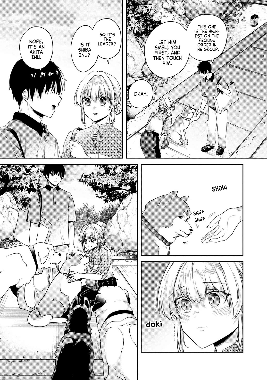 About that time I didn't want to have a matchmaking interview, so I set some impossible conditions and then my classmate showed up chapter 11.1 page 14