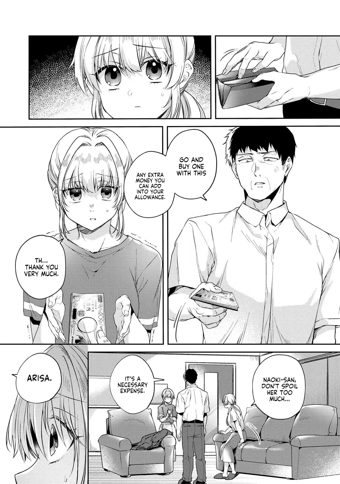 About that time I didn't want to have a matchmaking interview, so I set some impossible conditions and then my classmate showed up chapter 11.1 page 8