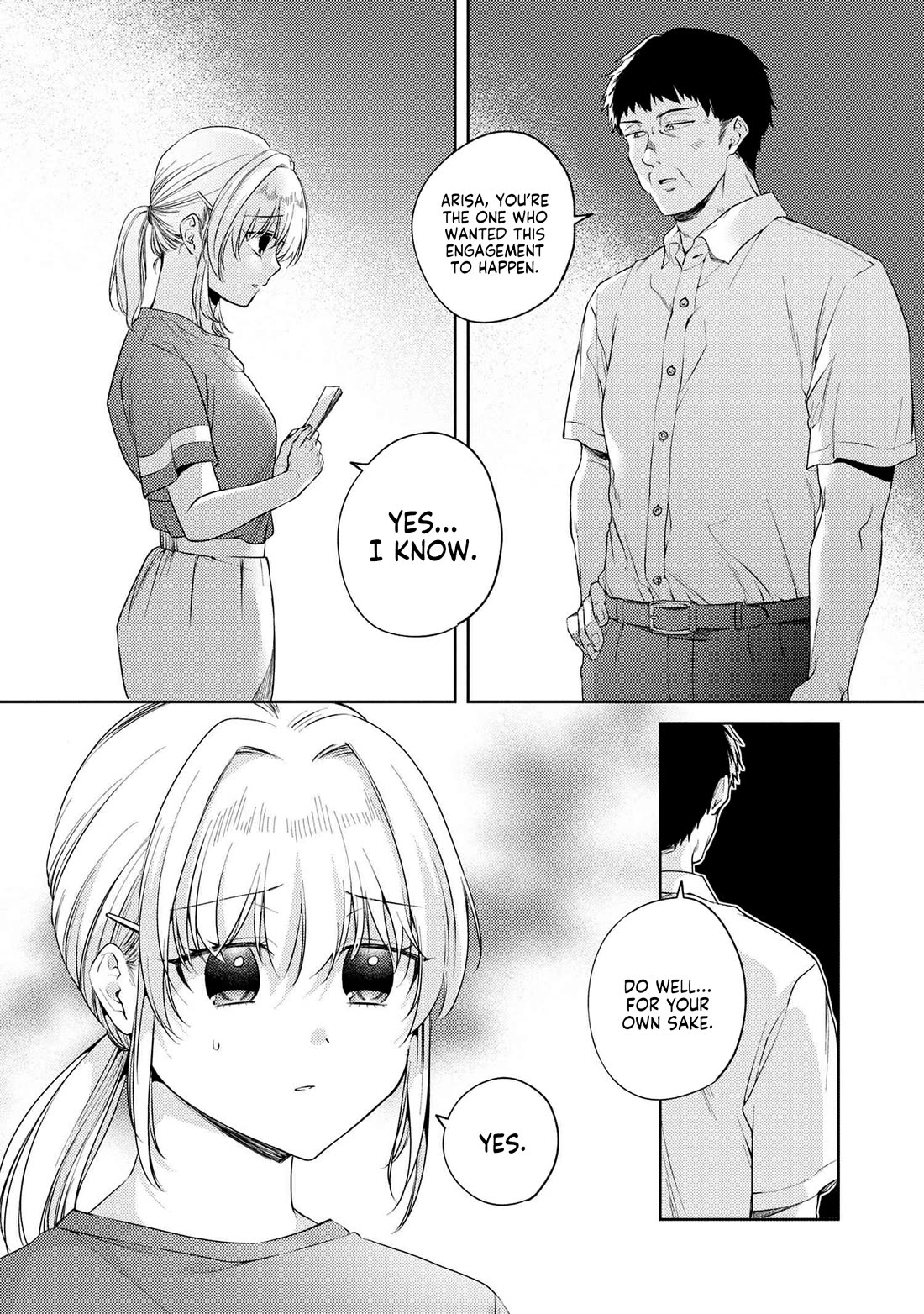 About that time I didn't want to have a matchmaking interview, so I set some impossible conditions and then my classmate showed up chapter 11.1 page 9