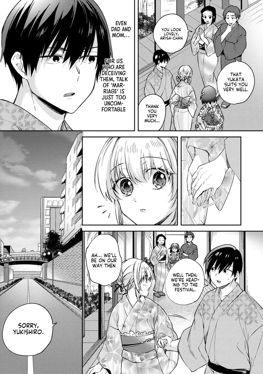 About that time I didn't want to have a matchmaking interview, so I set some impossible conditions and then my classmate showed up chapter 11.2 page 10