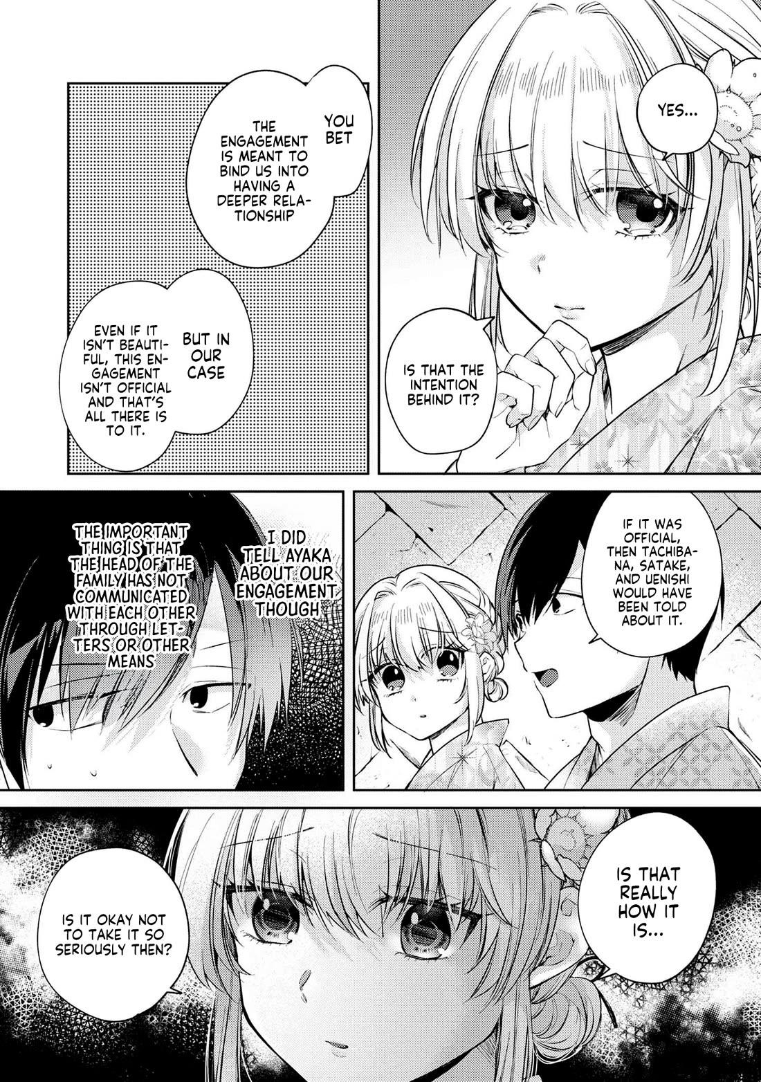 About that time I didn't want to have a matchmaking interview, so I set some impossible conditions and then my classmate showed up chapter 11.2 page 12