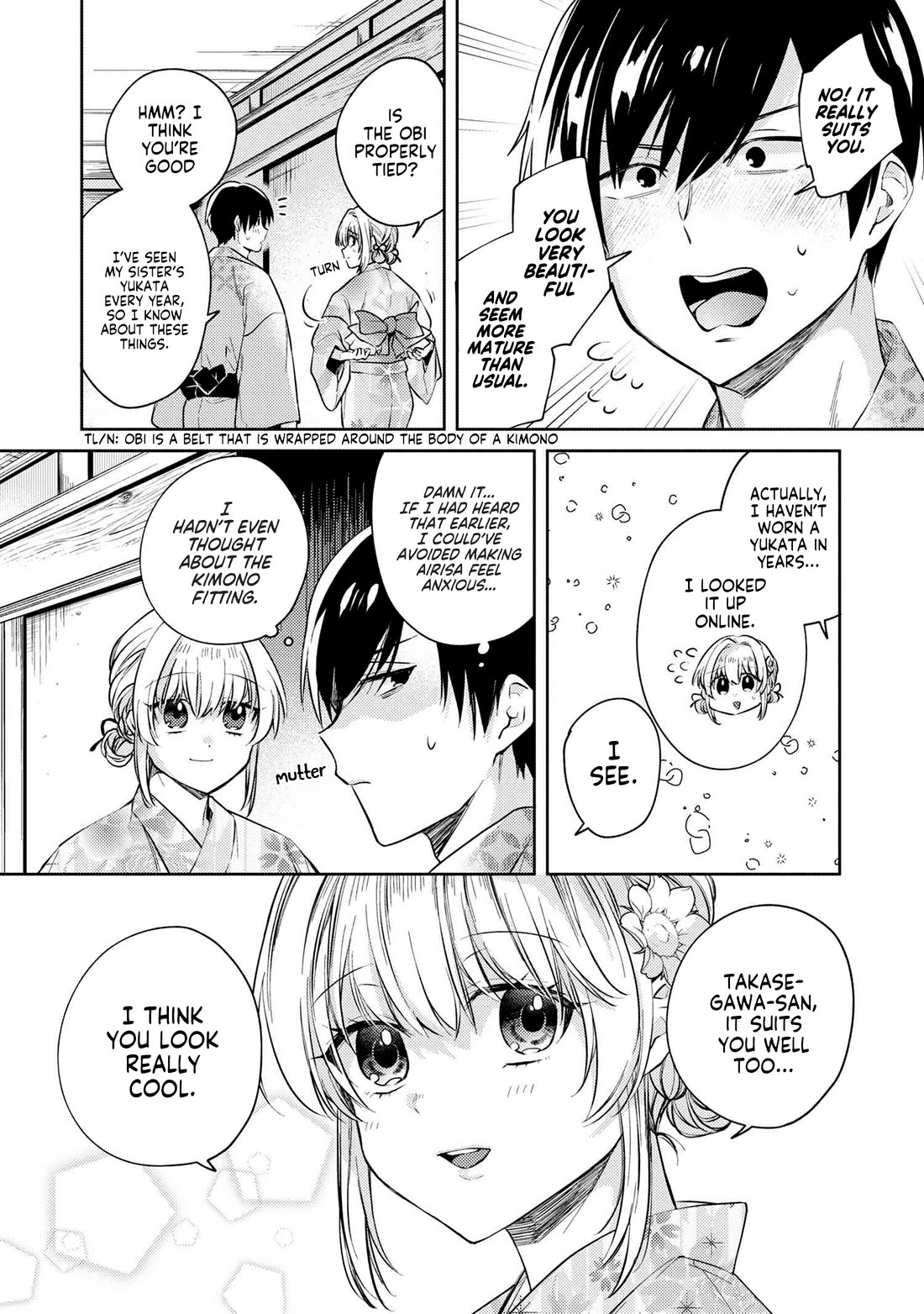 About that time I didn't want to have a matchmaking interview, so I set some impossible conditions and then my classmate showed up chapter 11.2 page 6