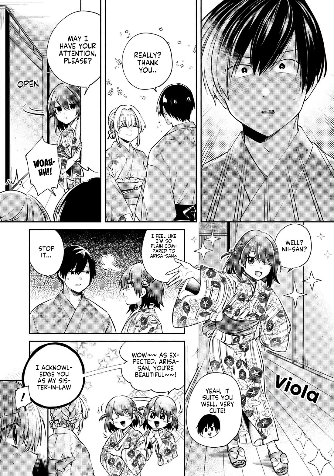 About that time I didn't want to have a matchmaking interview, so I set some impossible conditions and then my classmate showed up chapter 11.2 page 7