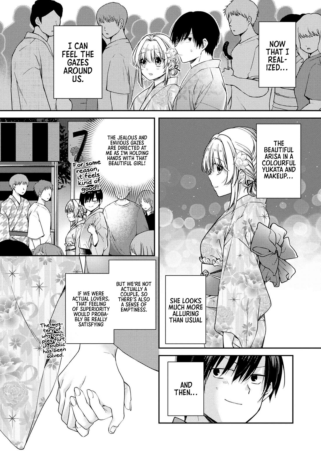 About that time I didn't want to have a matchmaking interview, so I set some impossible conditions and then my classmate showed up chapter 12.1 page 6