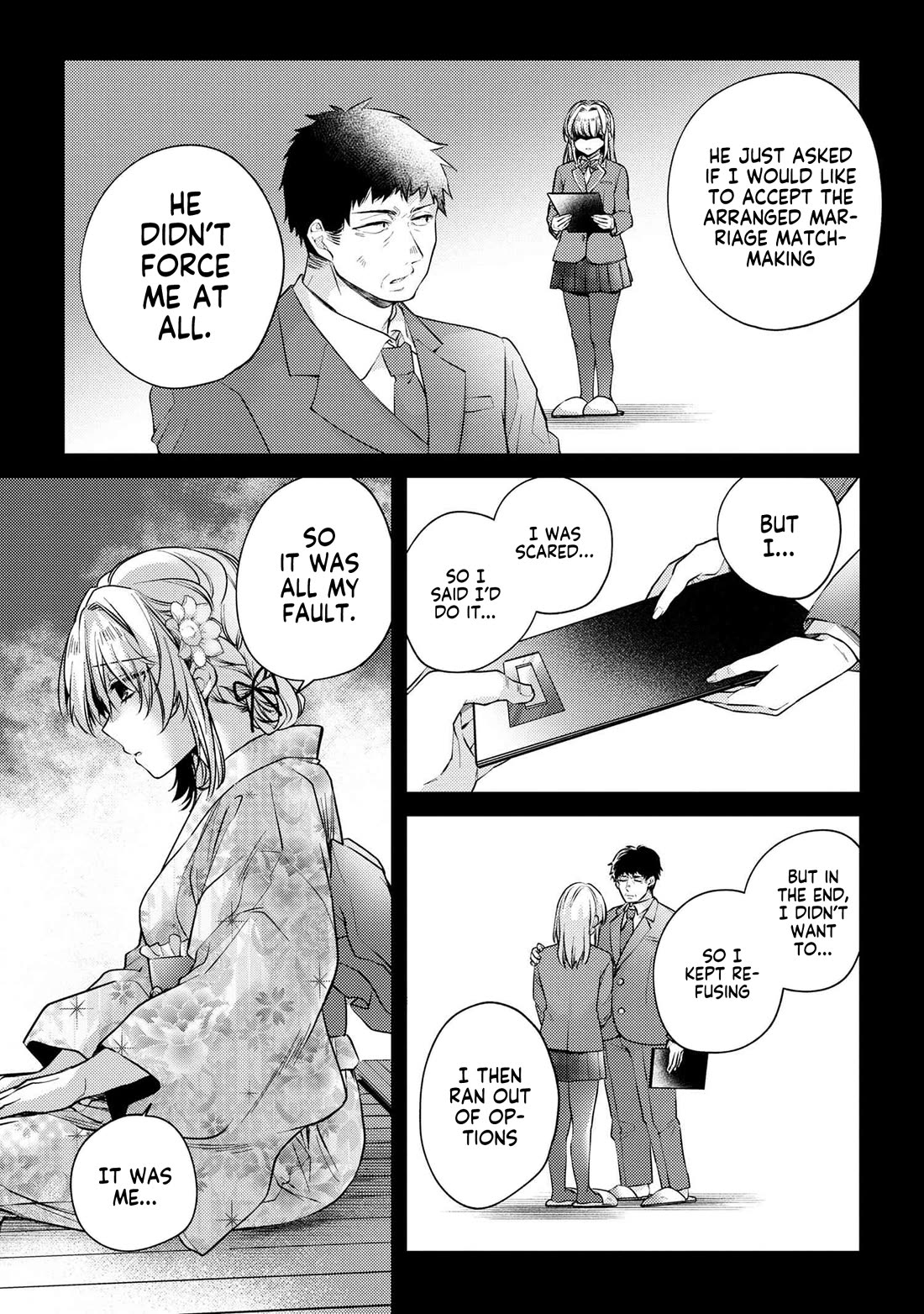 About that time I didn't want to have a matchmaking interview, so I set some impossible conditions and then my classmate showed up chapter 12.2 page 10