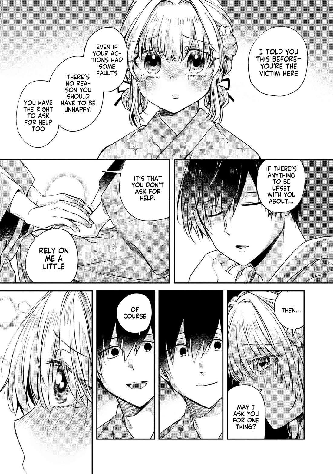 About that time I didn't want to have a matchmaking interview, so I set some impossible conditions and then my classmate showed up chapter 12.2 page 14