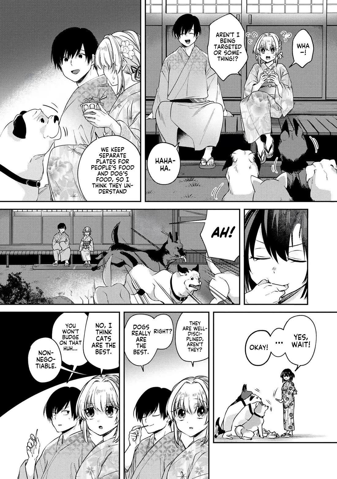 About that time I didn't want to have a matchmaking interview, so I set some impossible conditions and then my classmate showed up chapter 12.2 page 3