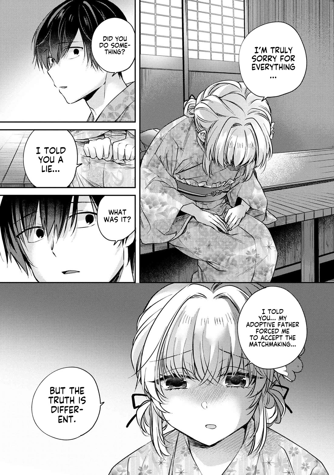 About that time I didn't want to have a matchmaking interview, so I set some impossible conditions and then my classmate showed up chapter 12.2 page 9