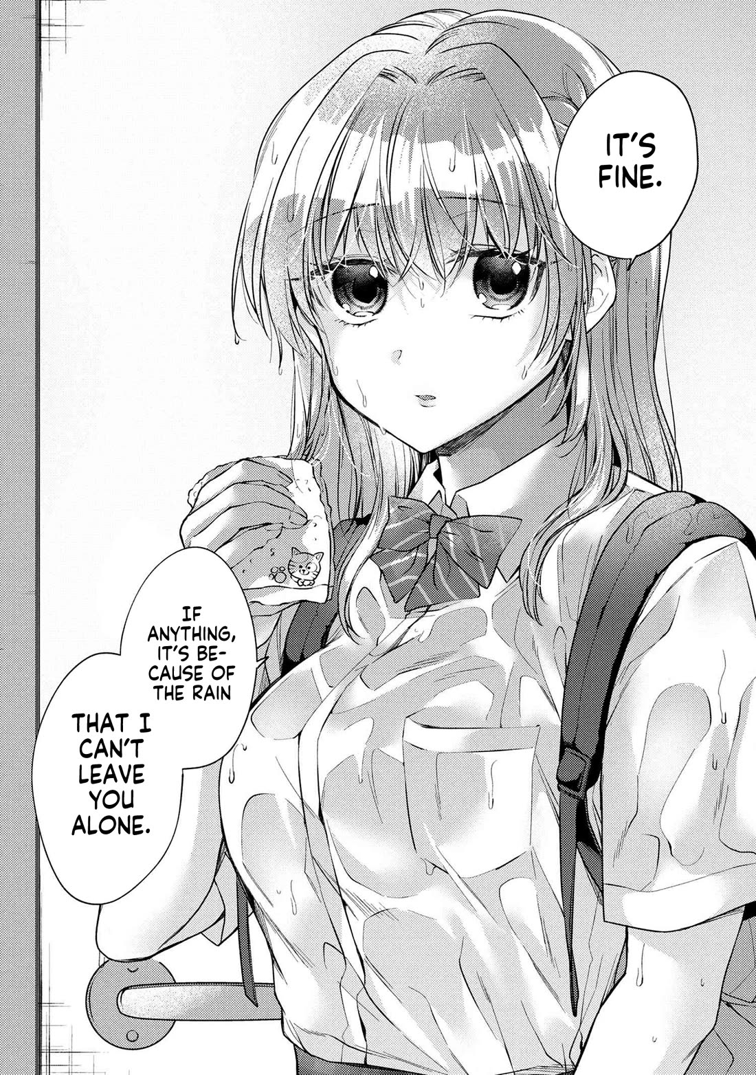 About that time I didn't want to have a matchmaking interview, so I set some impossible conditions and then my classmate showed up chapter 12.5 page 3