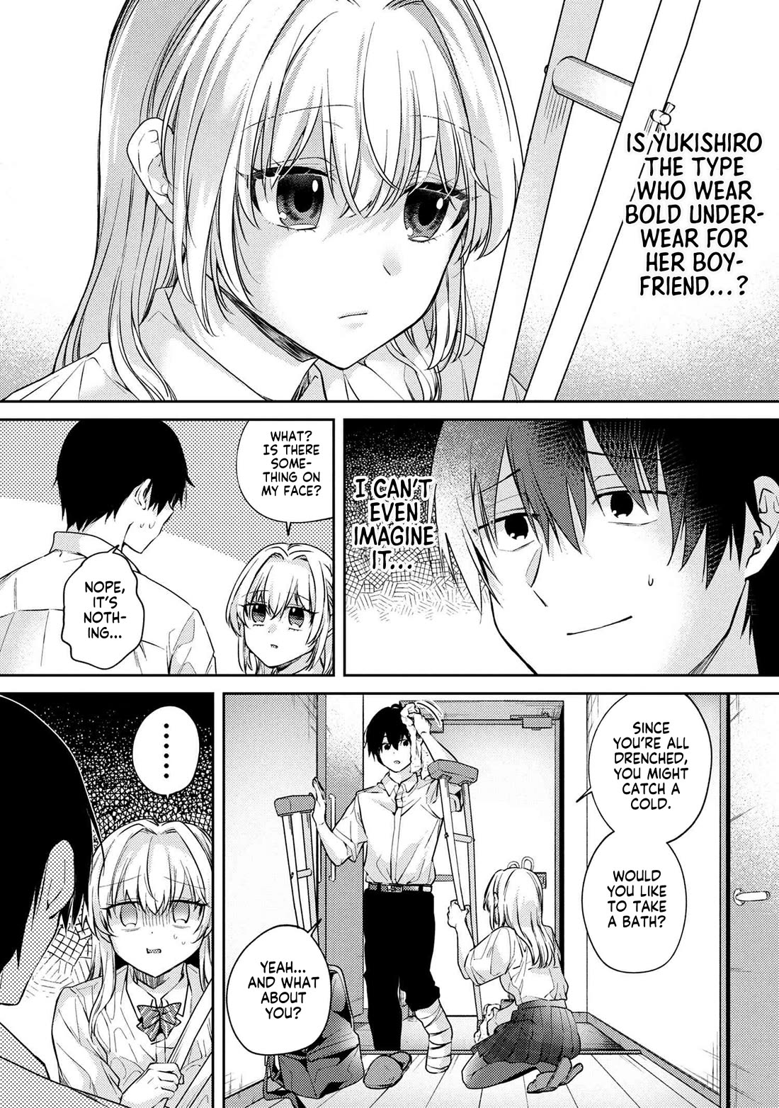 About that time I didn't want to have a matchmaking interview, so I set some impossible conditions and then my classmate showed up chapter 12.5 page 6