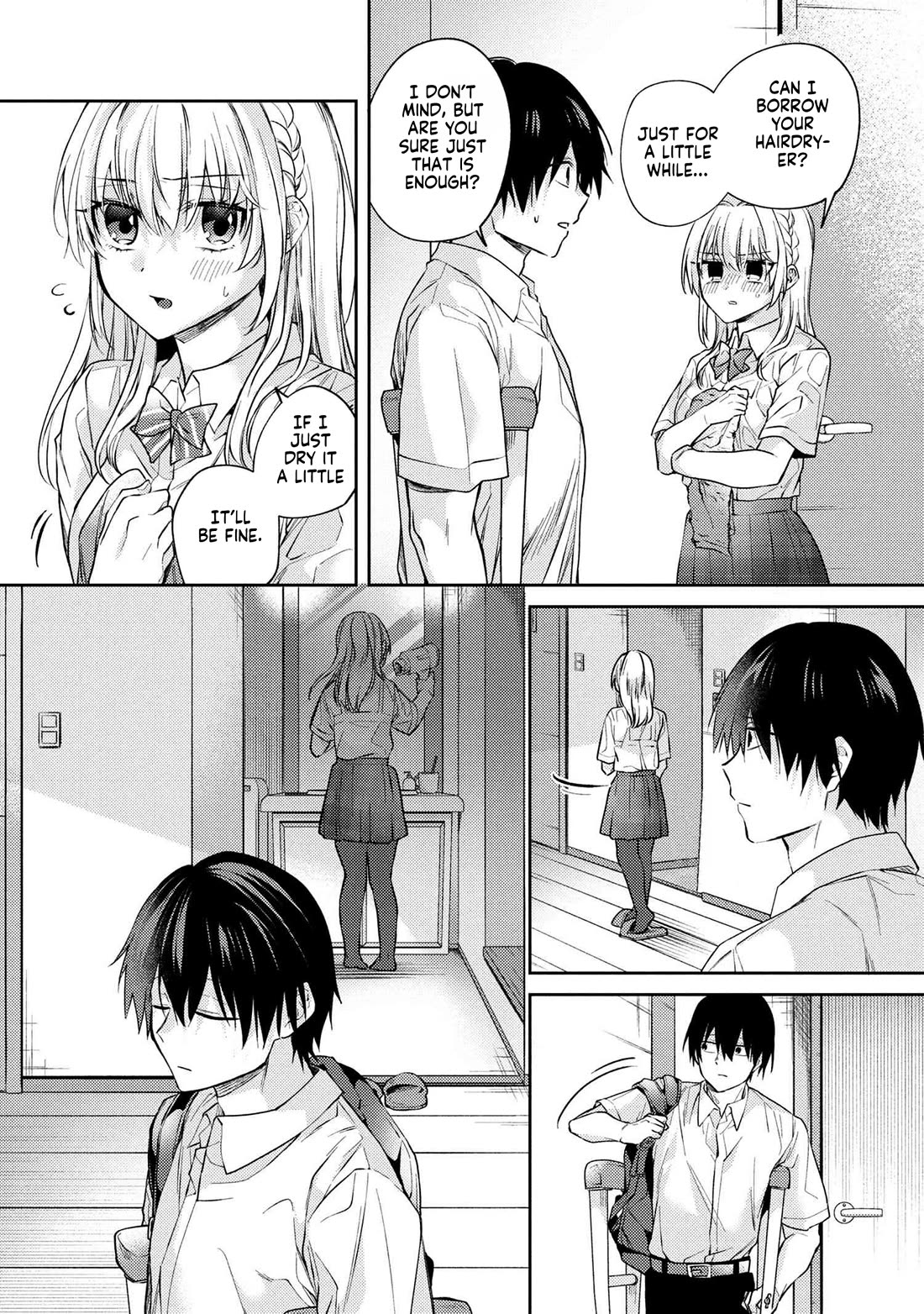 About that time I didn't want to have a matchmaking interview, so I set some impossible conditions and then my classmate showed up chapter 12.5 page 8