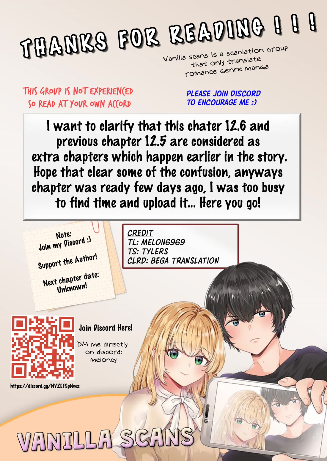 About that time I didn't want to have a matchmaking interview, so I set some impossible conditions and then my classmate showed up chapter 12.6 page 11