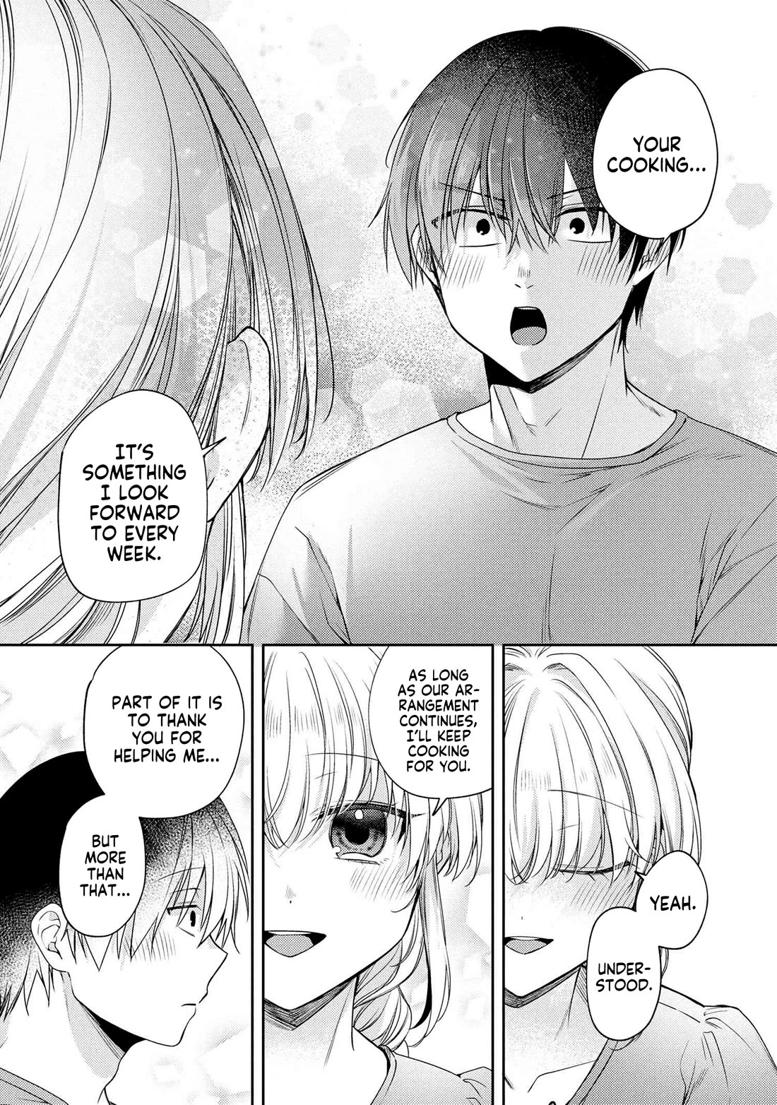 About that time I didn't want to have a matchmaking interview, so I set some impossible conditions and then my classmate showed up chapter 12.7 page 10