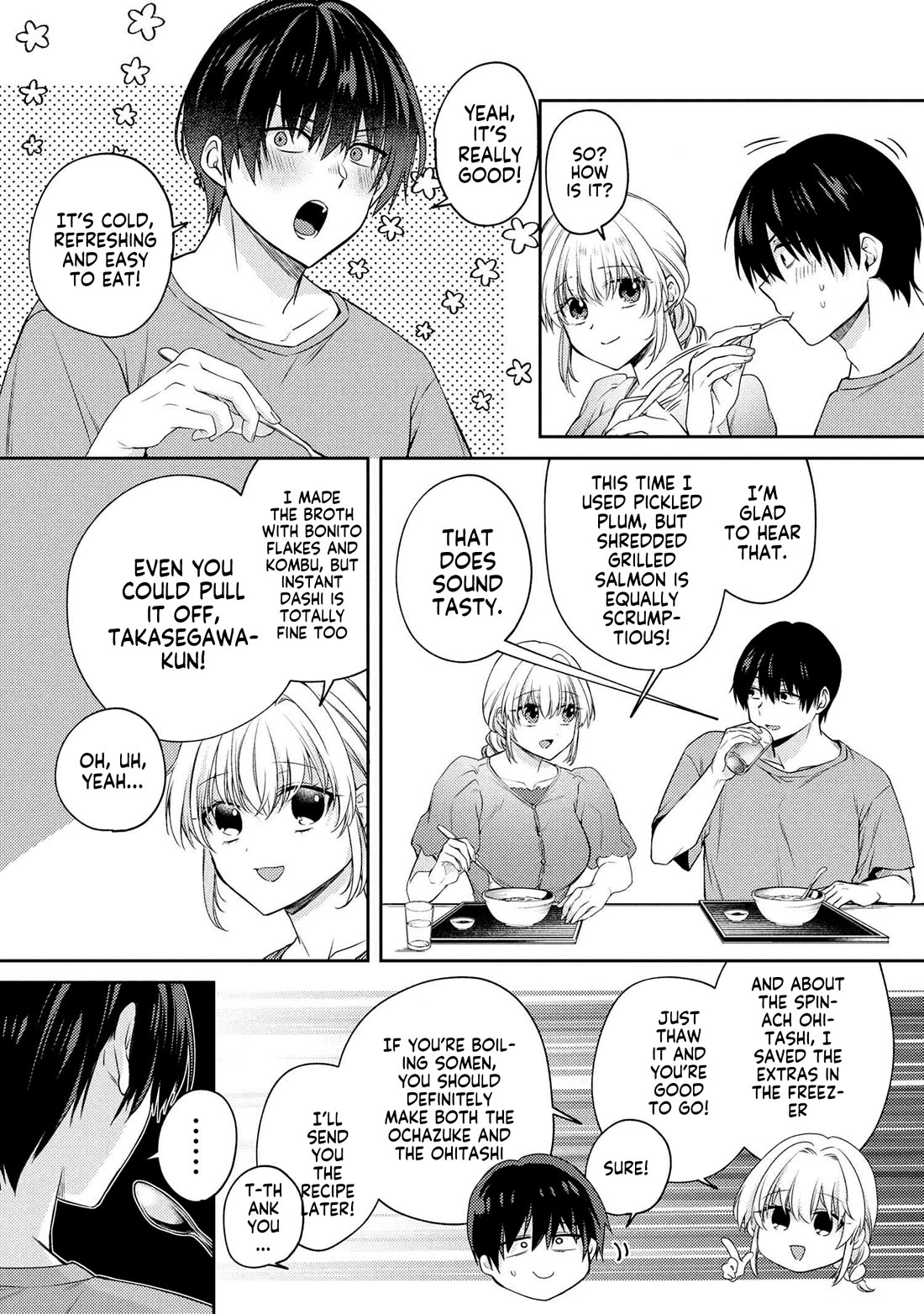 About that time I didn't want to have a matchmaking interview, so I set some impossible conditions and then my classmate showed up chapter 12.7 page 6