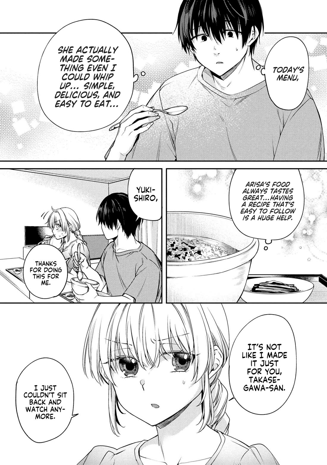 About that time I didn't want to have a matchmaking interview, so I set some impossible conditions and then my classmate showed up chapter 12.7 page 7