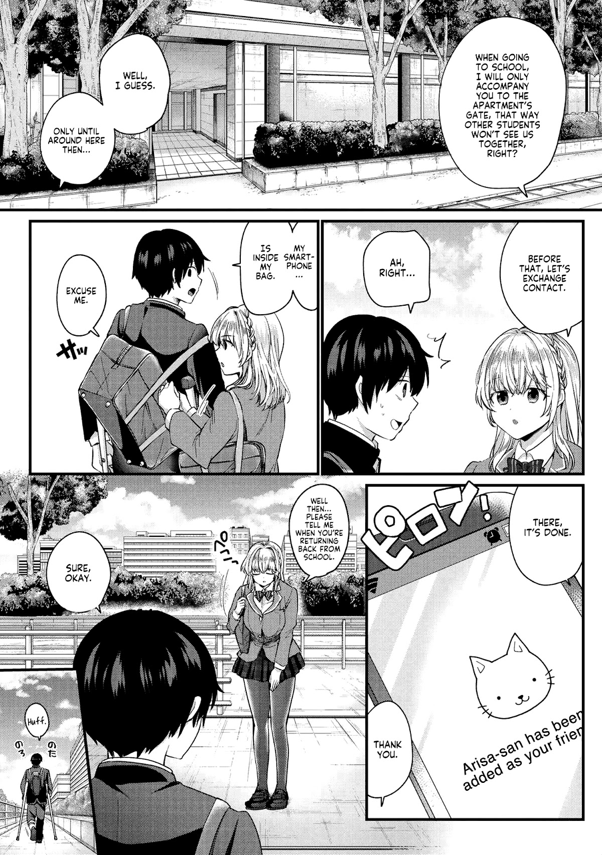 About that time I didn't want to have a matchmaking interview, so I set some impossible conditions and then my classmate showed up chapter 2 page 10