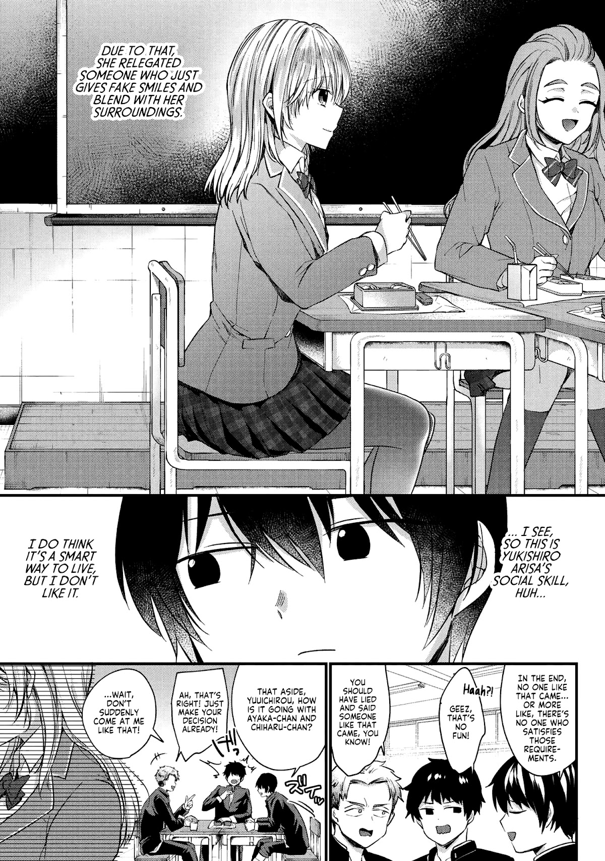 About that time I didn't want to have a matchmaking interview, so I set some impossible conditions and then my classmate showed up chapter 2 page 15