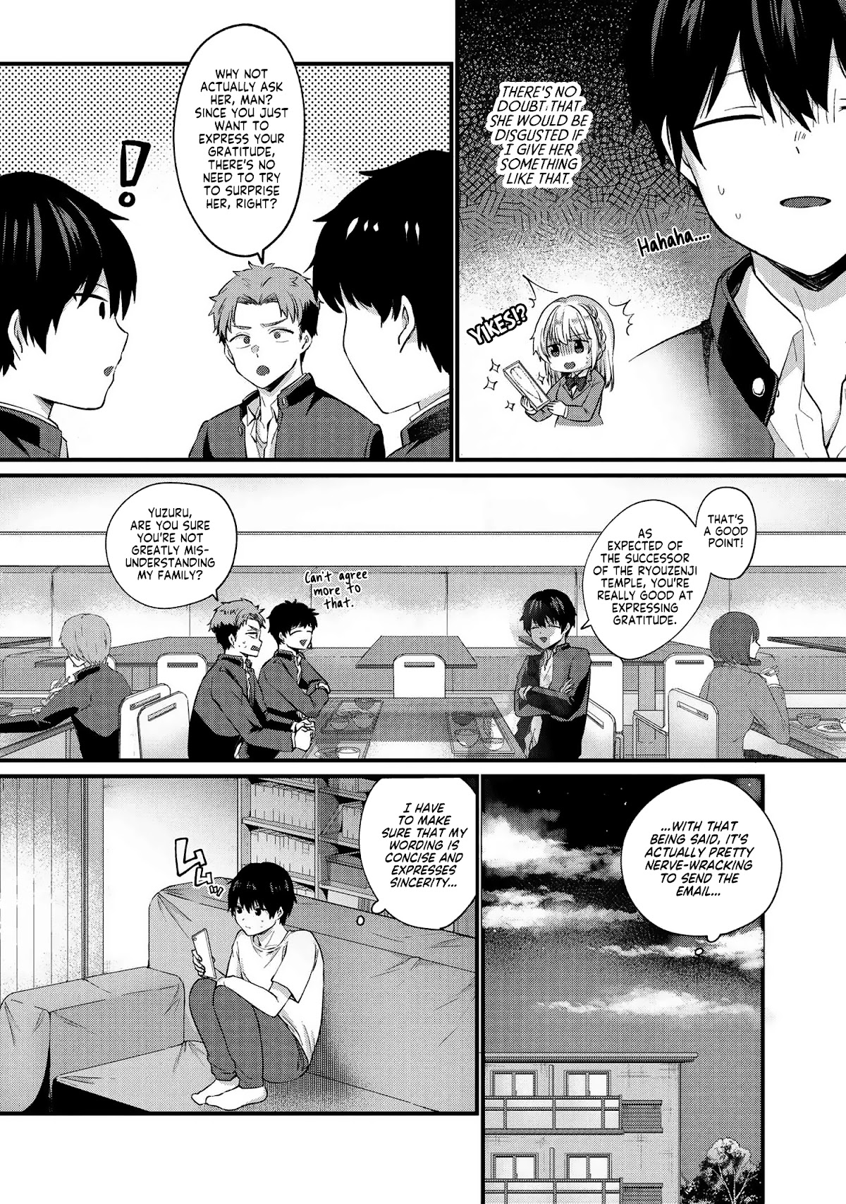 About that time I didn't want to have a matchmaking interview, so I set some impossible conditions and then my classmate showed up chapter 3 page 14